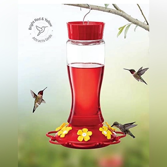 NEW IN BOX Sewanta 30oz Glass Hummingbird Feeder - Picture 7 of 10